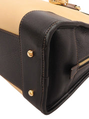 アナグラムアマソナボストンバッグ ベージュ/ブラック