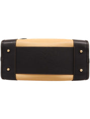 アナグラムアマソナボストンバッグ ベージュ/ブラック