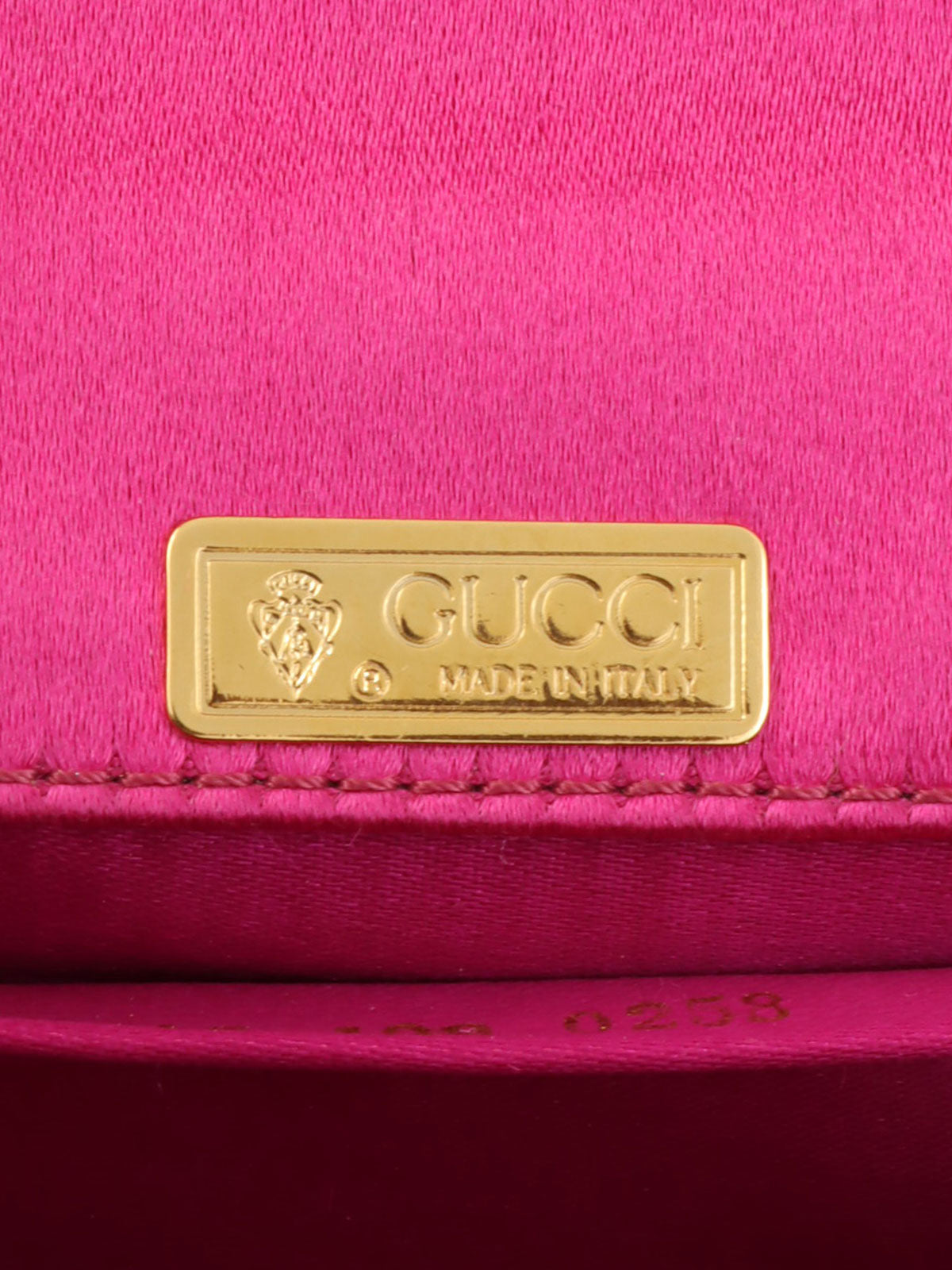 Satin Mini Bamboo 2-Way Bag, Pink