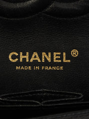 2007 Caviar Skin Classic Flap Chain Bag 25cm Black