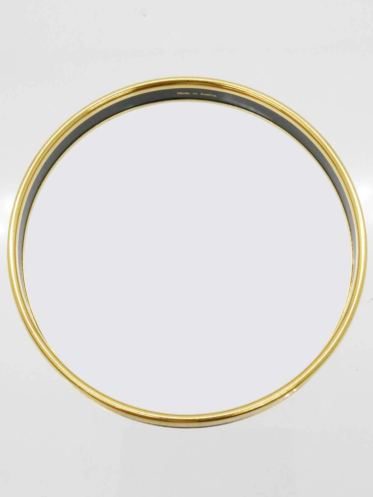 Blue/Gold Enamel Bangle