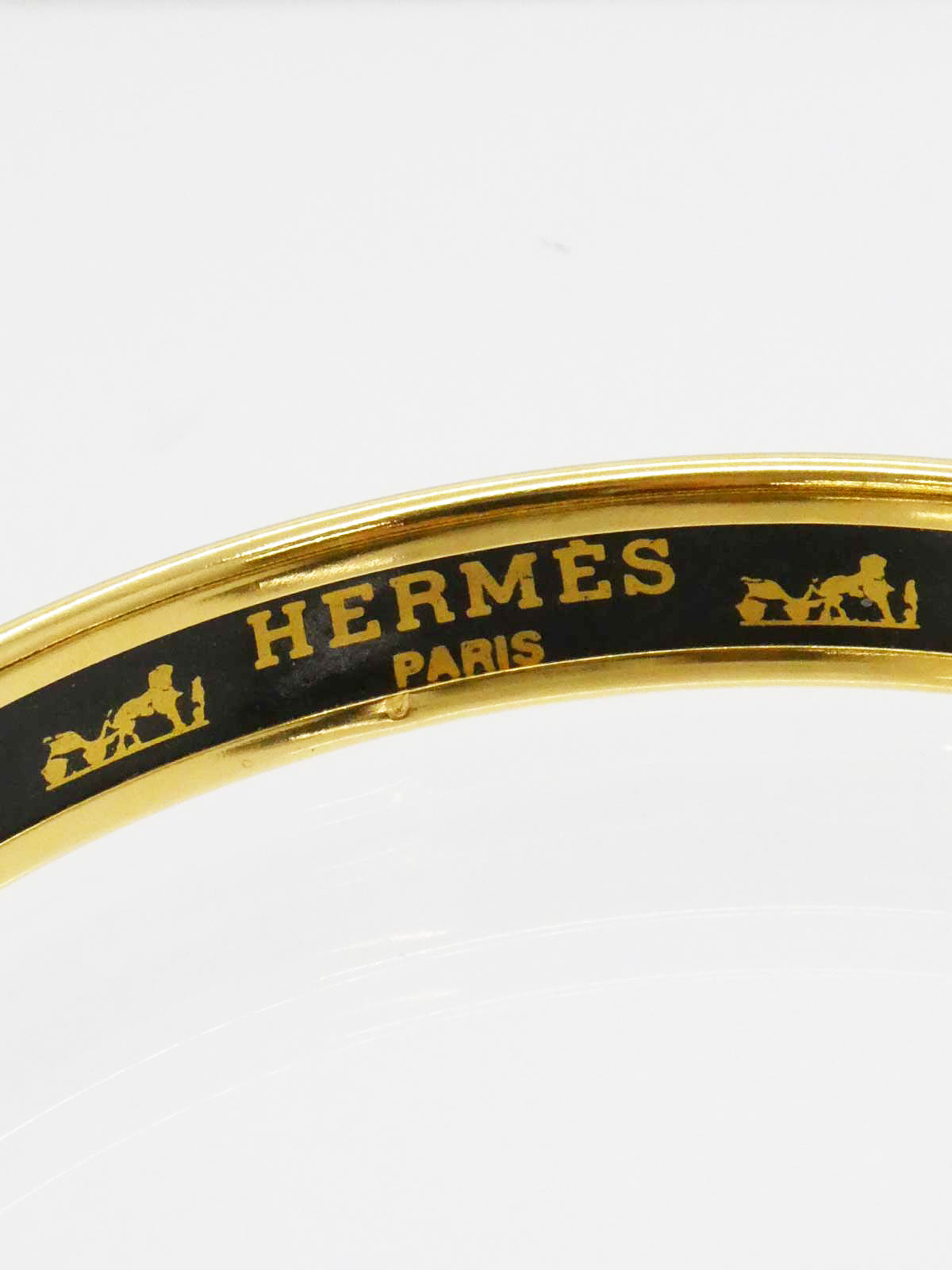 Blue/Gold Enamel Bangle