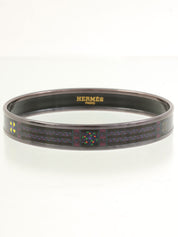 PM珐琅手镯，黑色/紫色