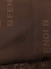 FFズッカパターンスカーフ ブラウン