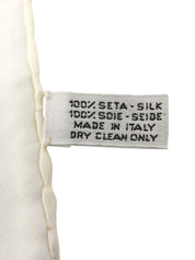 CCマークチェーンパターンスカーフ オフホワイト/ゴールド