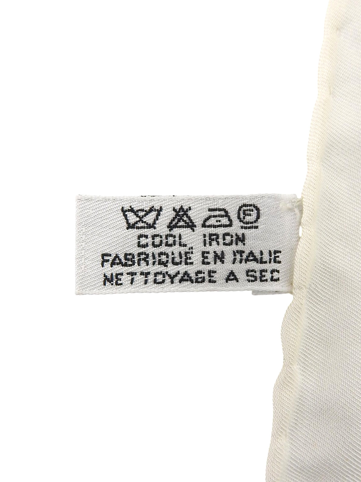 CCマークチェーンパターンスカーフ オフホワイト/ゴールド