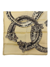Panther Pattern Scarf Beige/Multi