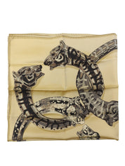 Panther Pattern Scarf Beige/Multi