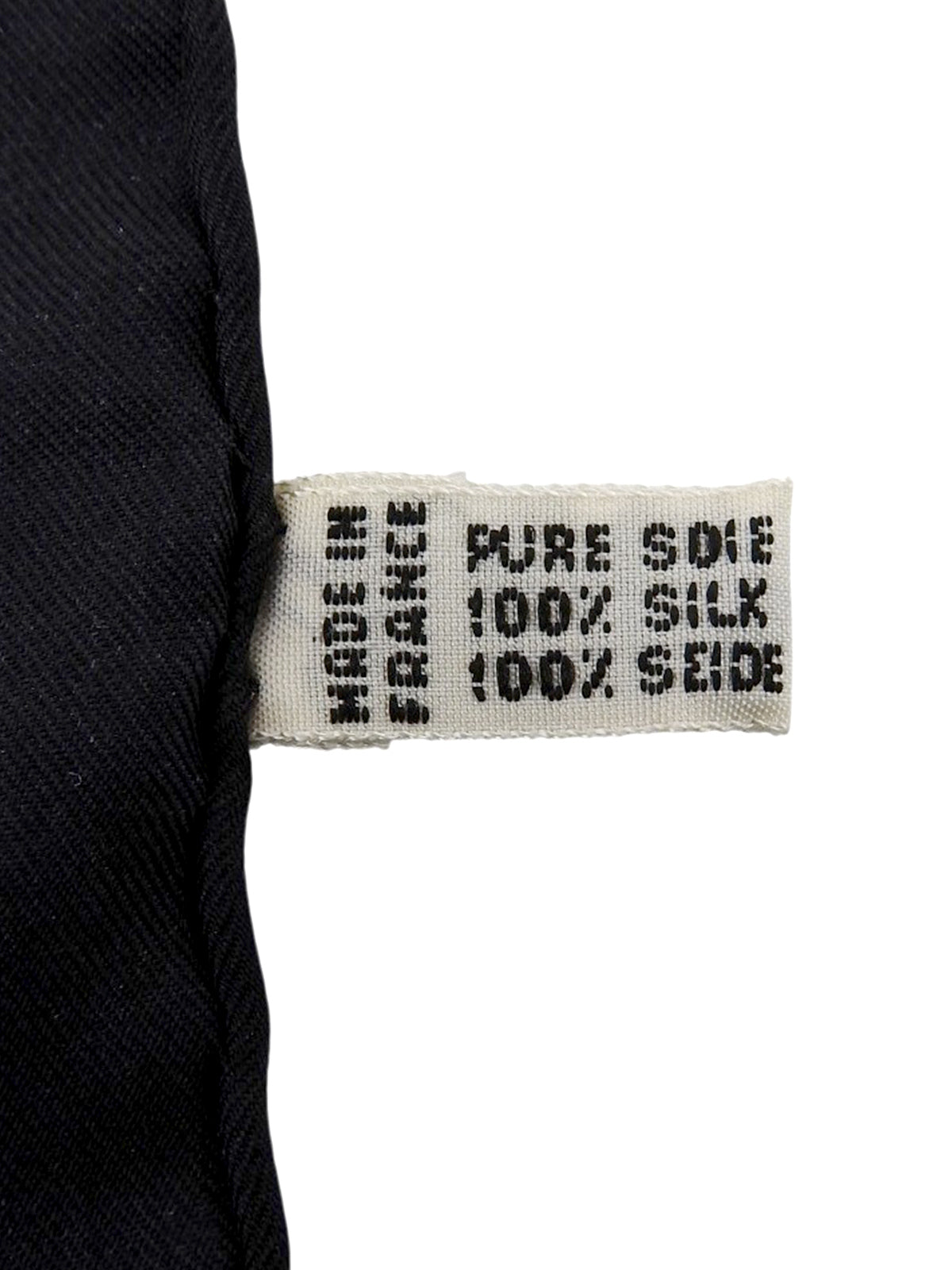 マルチモチーフマカダムパターンスカーフ ホワイト/ブラック