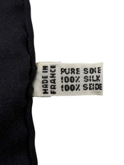 マルチモチーフマカダムパターンスカーフ ホワイト/ブラック