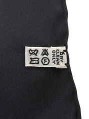 マルチモチーフマカダムパターンスカーフ ホワイト/ブラック