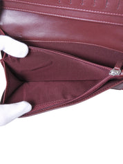 2010年出品，Matelasse Stitch CC Mark 长款钱包，黑色