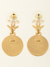 2001年製 CCマークラウンドスタースウィングピアス オレンジ/ゴールド