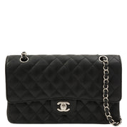 Caviar Skin Classic Flap Chain Bag 25cm, Black, Circa 2014
