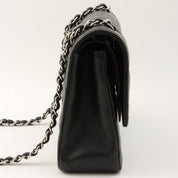 Caviar Skin Classic Flap Chain Bag 25cm, Black, Circa 2014