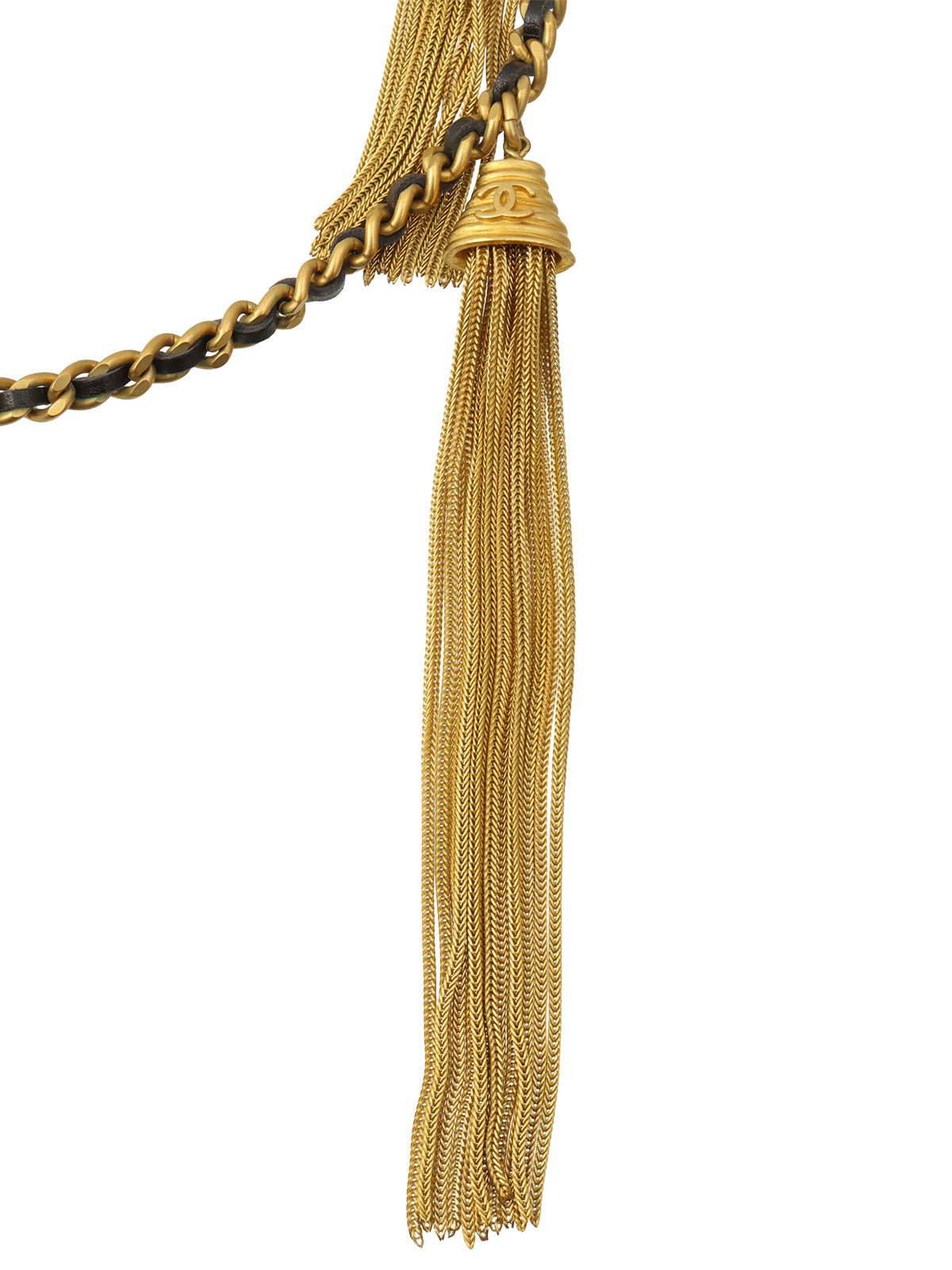 1994年製 CCマークタッセルチェーンベルト ゴールド/ブラック