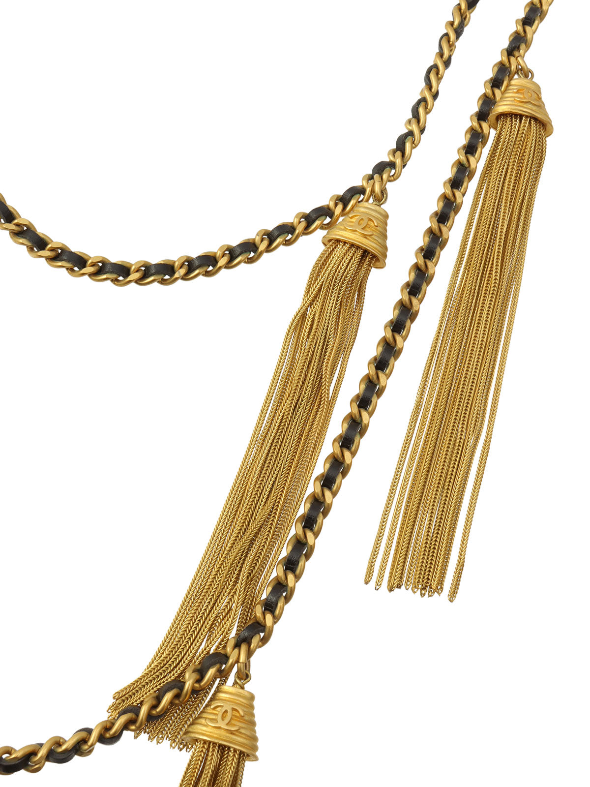 1994年製 CCマークタッセルチェーンベルト ゴールド/ブラック