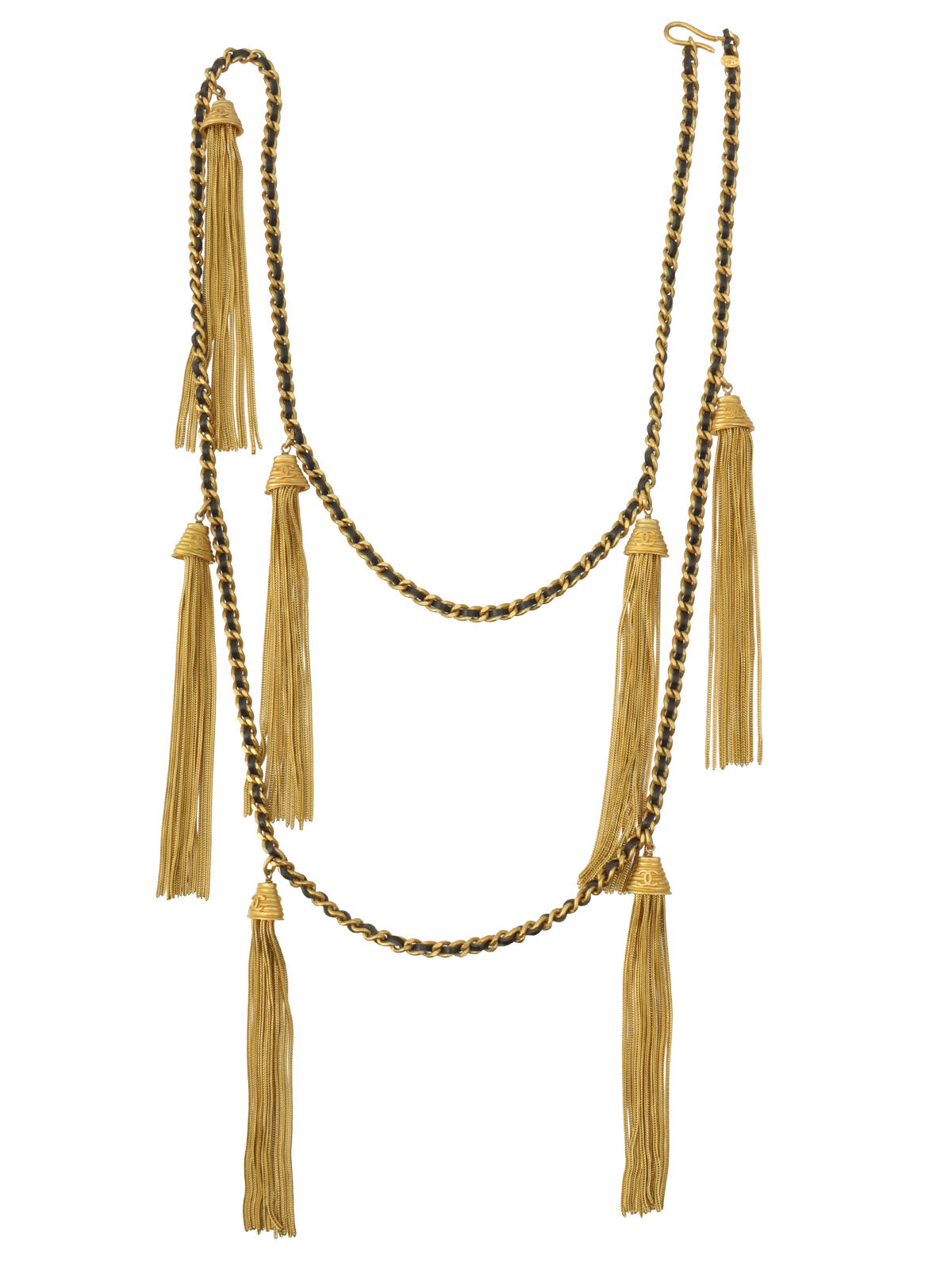 1994年製 CCマークタッセルチェーンベルト ゴールド/ブラック