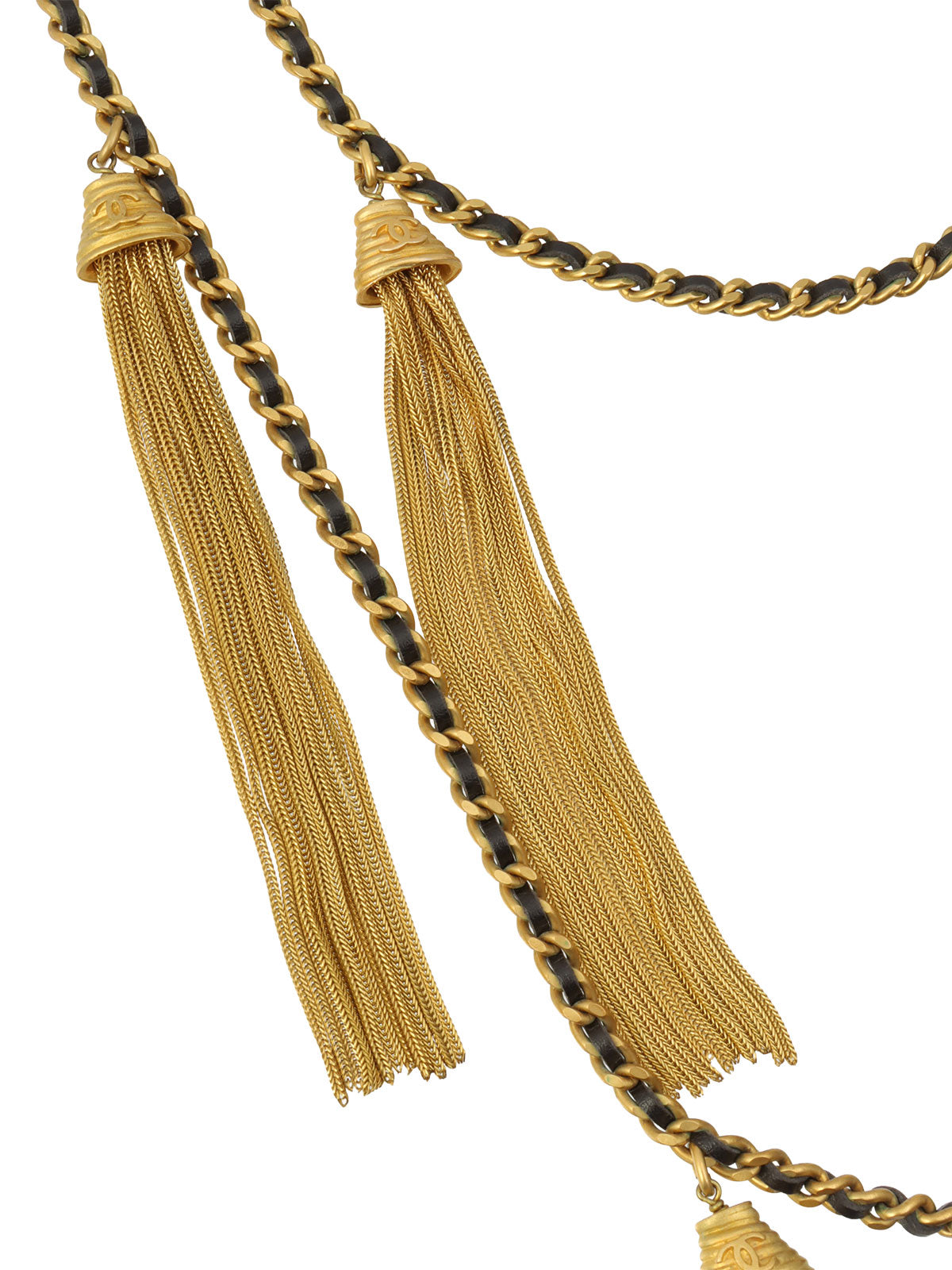 1994年製 CCマークタッセルチェーンベルト ゴールド/ブラック