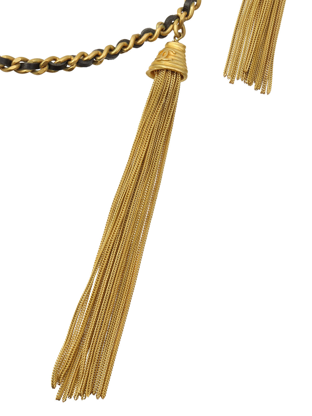 1994年製 CCマークタッセルチェーンベルト ゴールド/ブラック