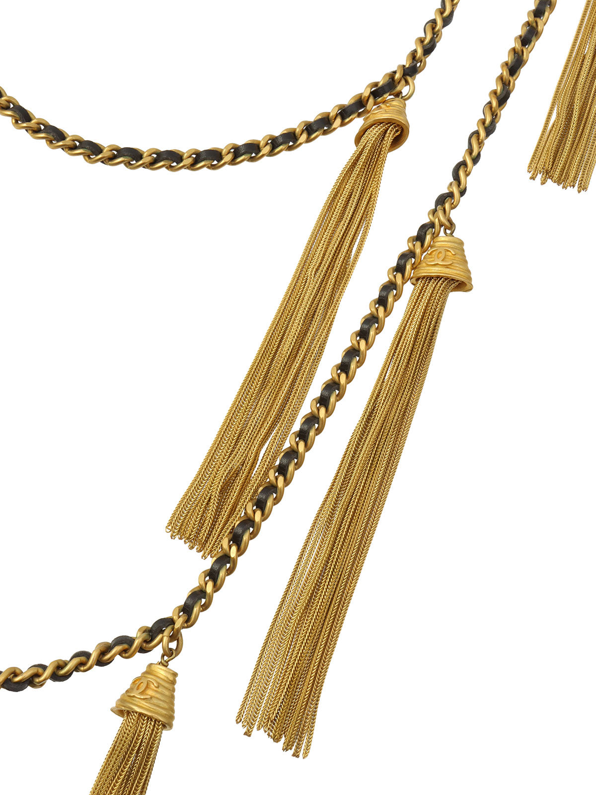 1994年製 CCマークタッセルチェーンベルト ゴールド/ブラック