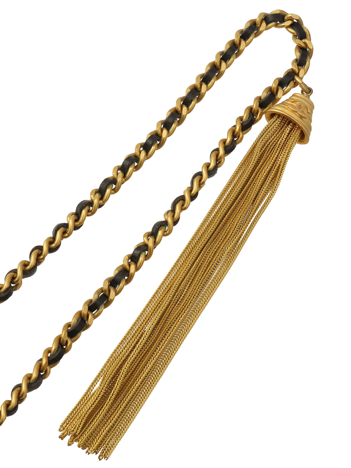 1994年製 CCマークタッセルチェーンベルト ゴールド/ブラック