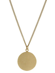 2006 Made Round CC Mark Necklace Gold/Pink