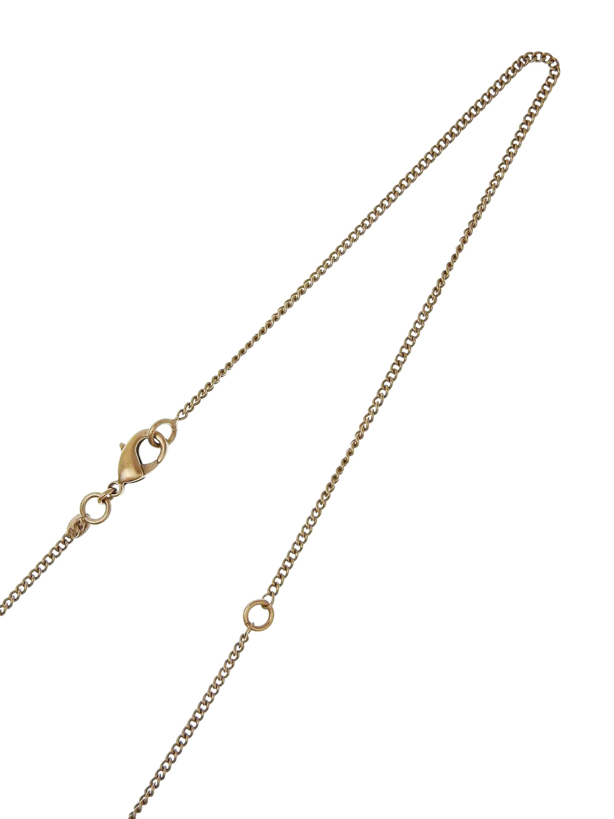 2006 Made Round CC Mark Necklace Gold/Pink