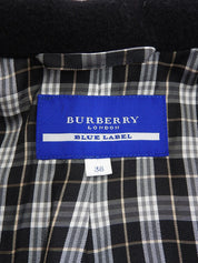 アンゴラロゴエンボスポンチョ ブラック