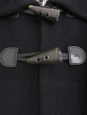 アンゴラロゴエンボスポンチョ ブラック