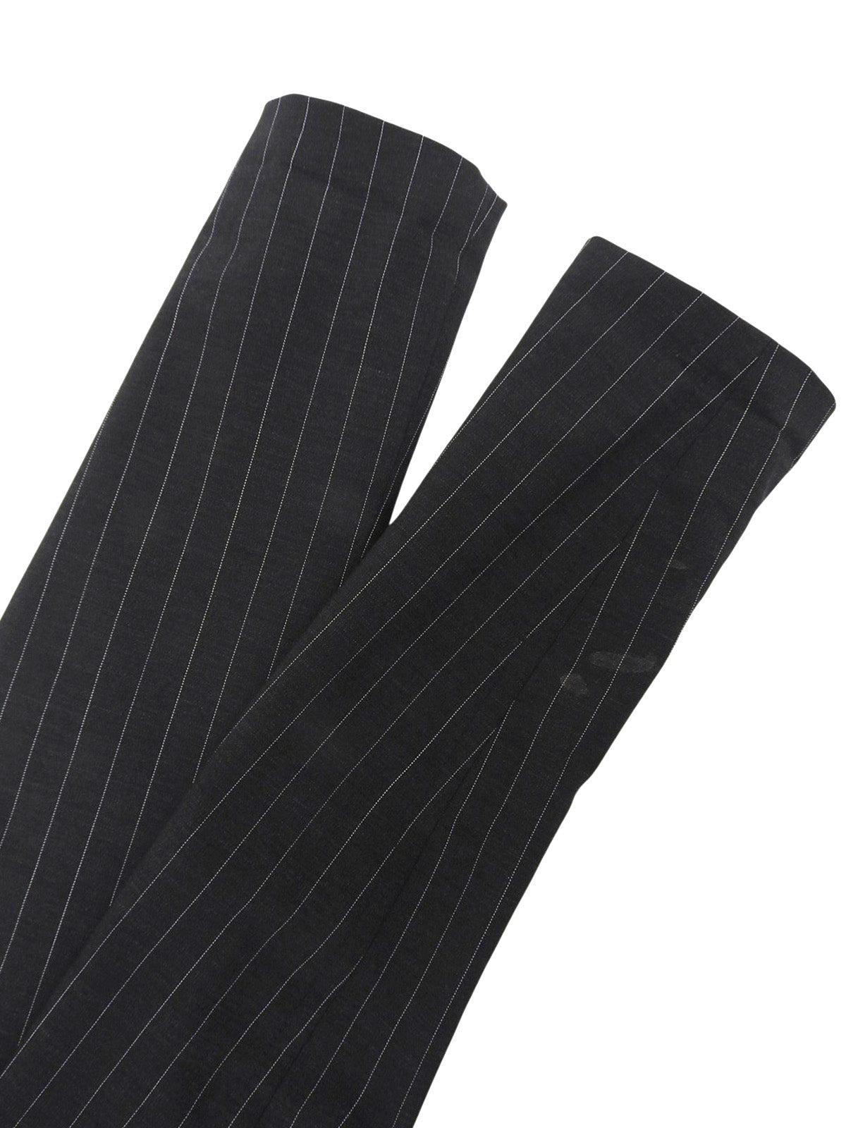 ストライプパターンロゴボタンジャケット チャコールグレー