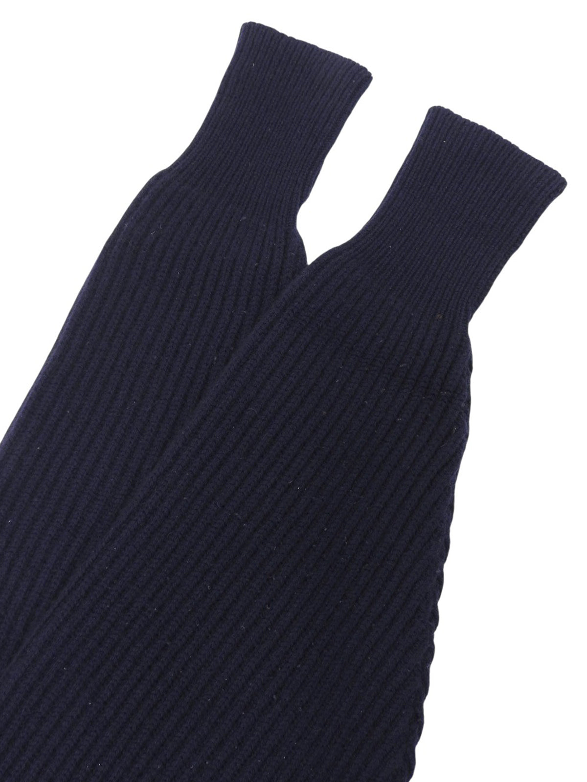 カシミヤロゴボタンカーディガン ネイビー