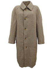 リバーシブルステンカラーコート ブラウン/ベージュ