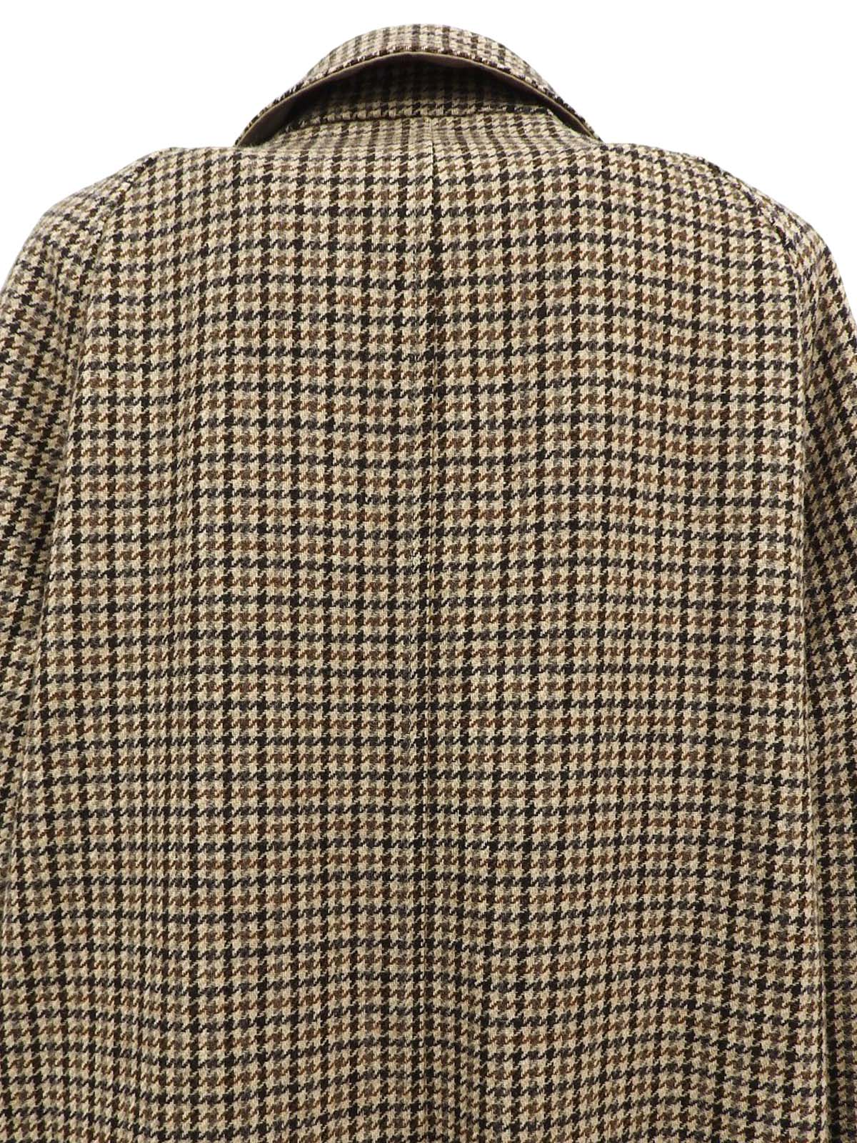 Reversible Bal-Collar Coat Brown/Beige