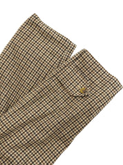 リバーシブルステンカラーコート ブラウン/ベージュ