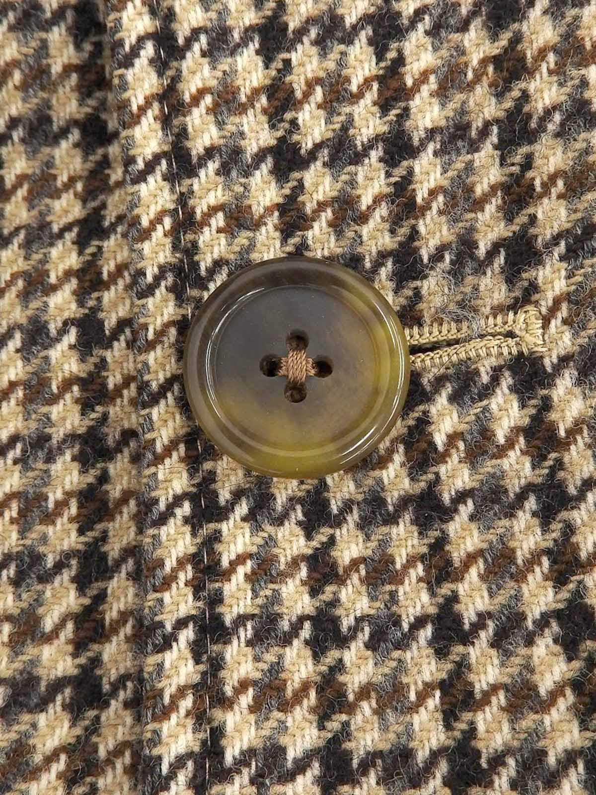 リバーシブルステンカラーコート ブラウン/ベージュ