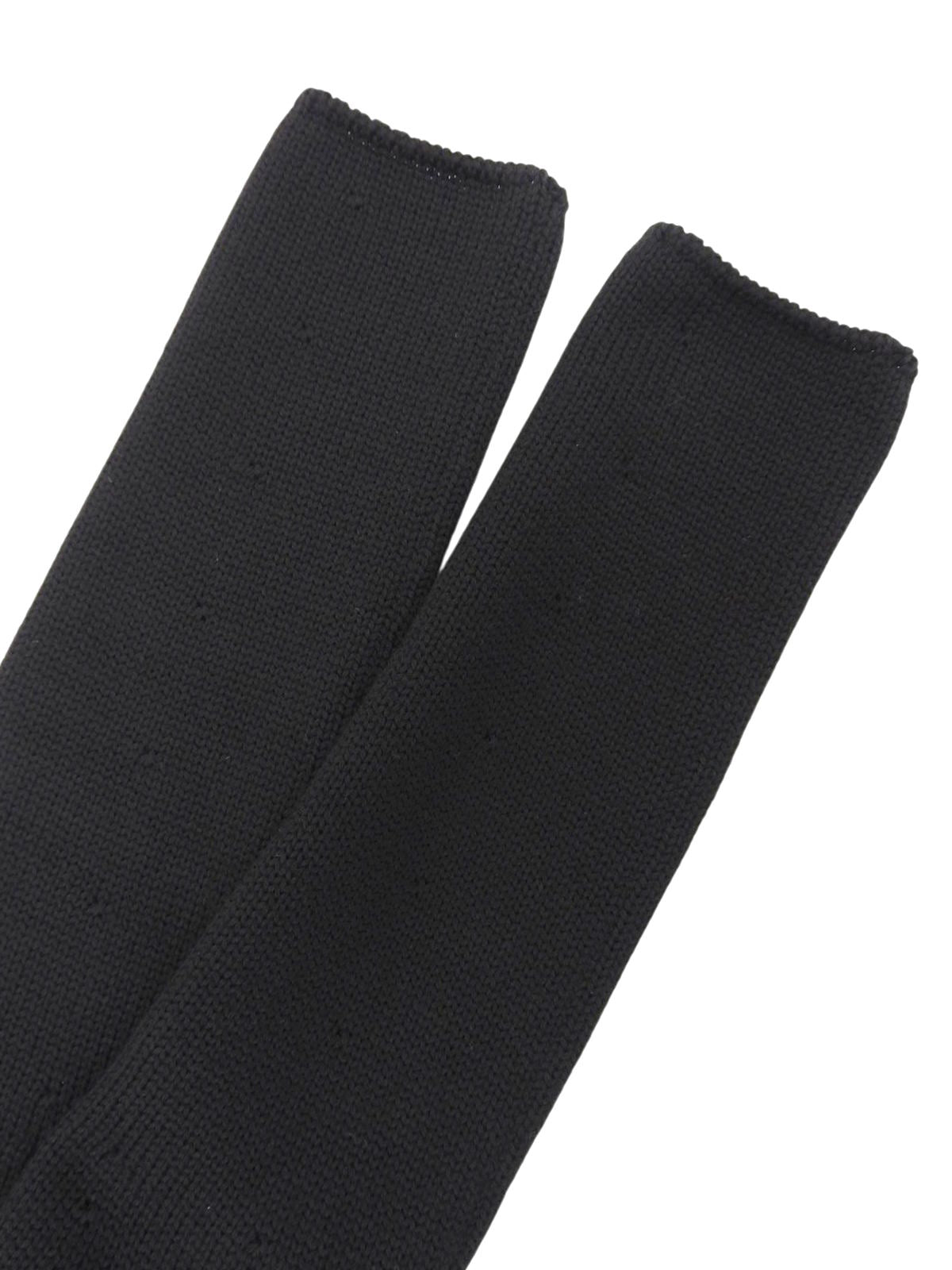 ウールデザインニットカーディガン ブラック