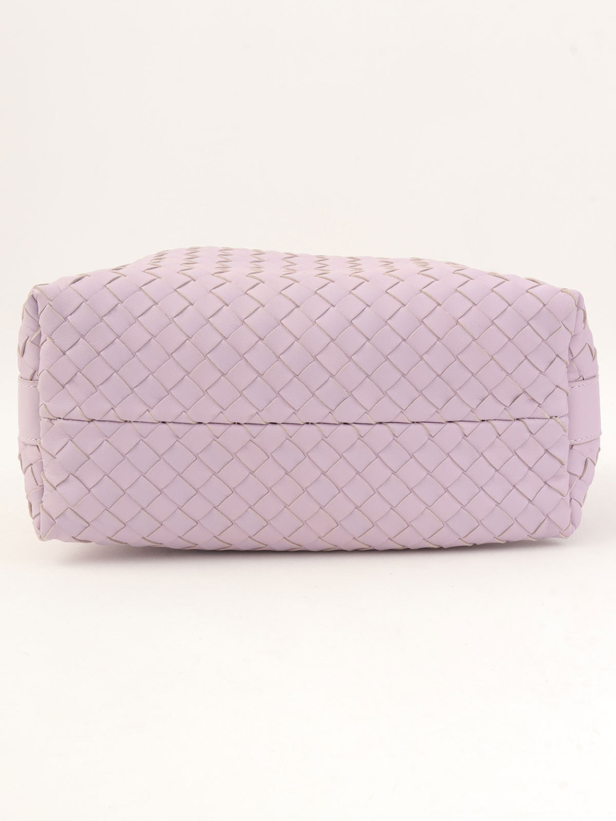 Purple Intrecciato Vanity Bag