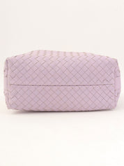 Purple Intrecciato Vanity Bag