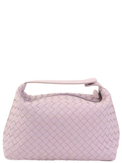 Purple Intrecciato Vanity Bag