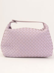 Purple Intrecciato Vanity Bag