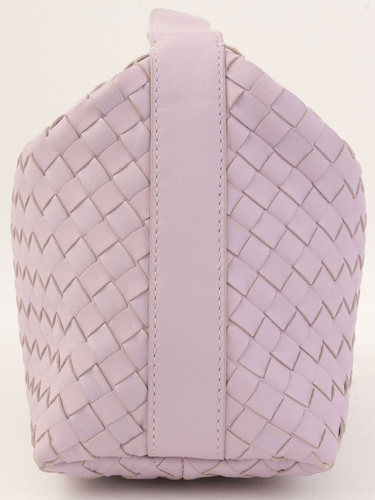 Purple Intrecciato Vanity Bag