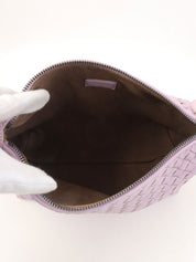 Purple Intrecciato Vanity Bag