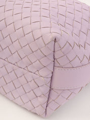 Purple Intrecciato Vanity Bag