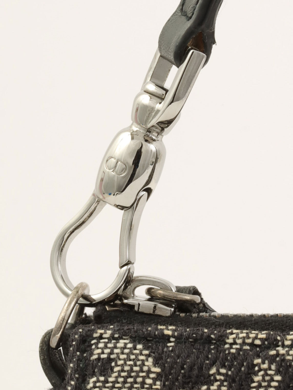 トロッターパターンサドルポーチ ブラック