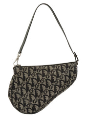 トロッターパターンサドルポーチ ブラック