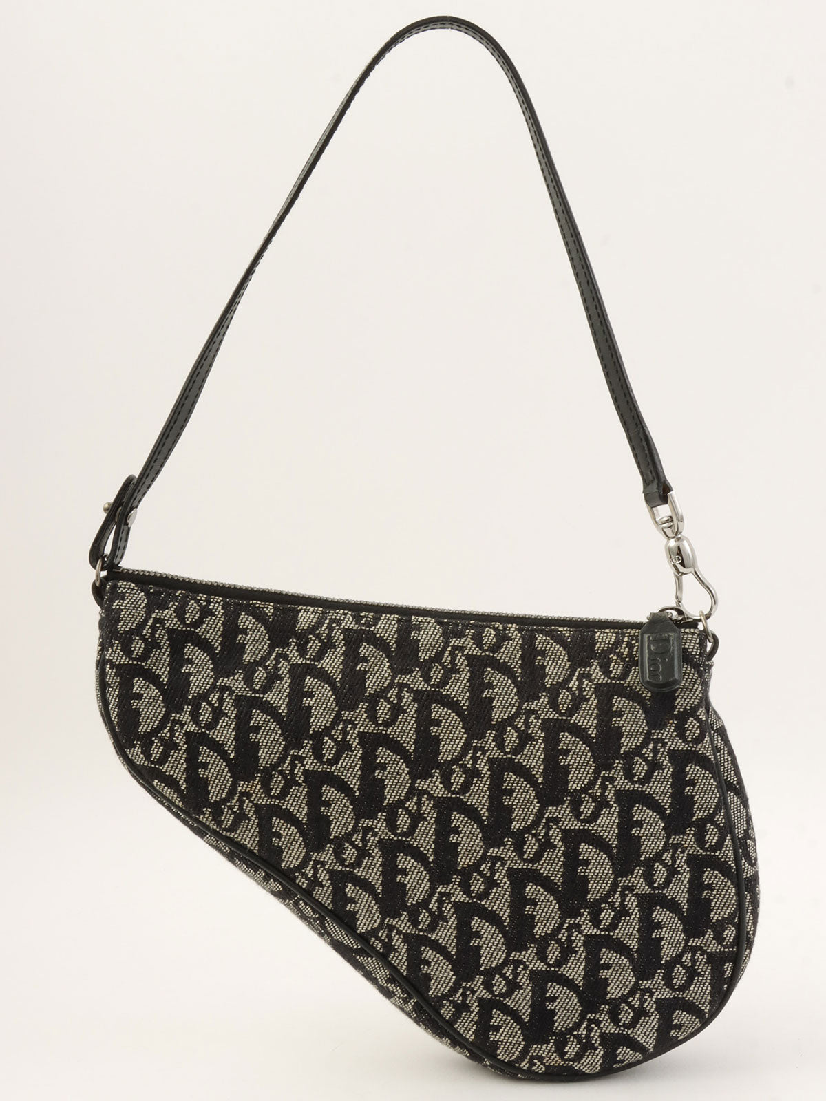 トロッターパターンサドルポーチ ブラック