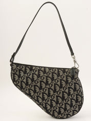 トロッターパターンサドルポーチ ブラック