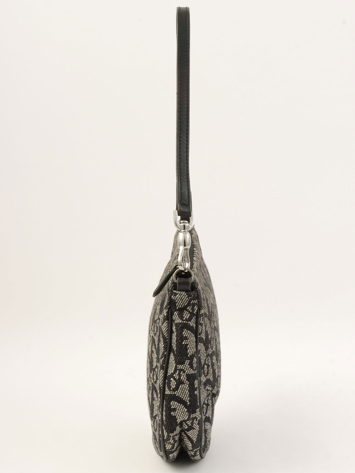 トロッターパターンサドルポーチ ブラック