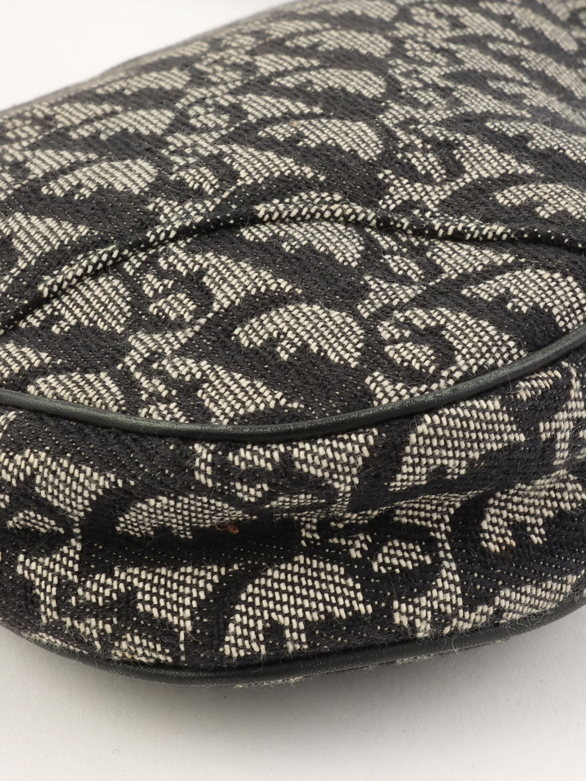 トロッターパターンサドルポーチ ブラック